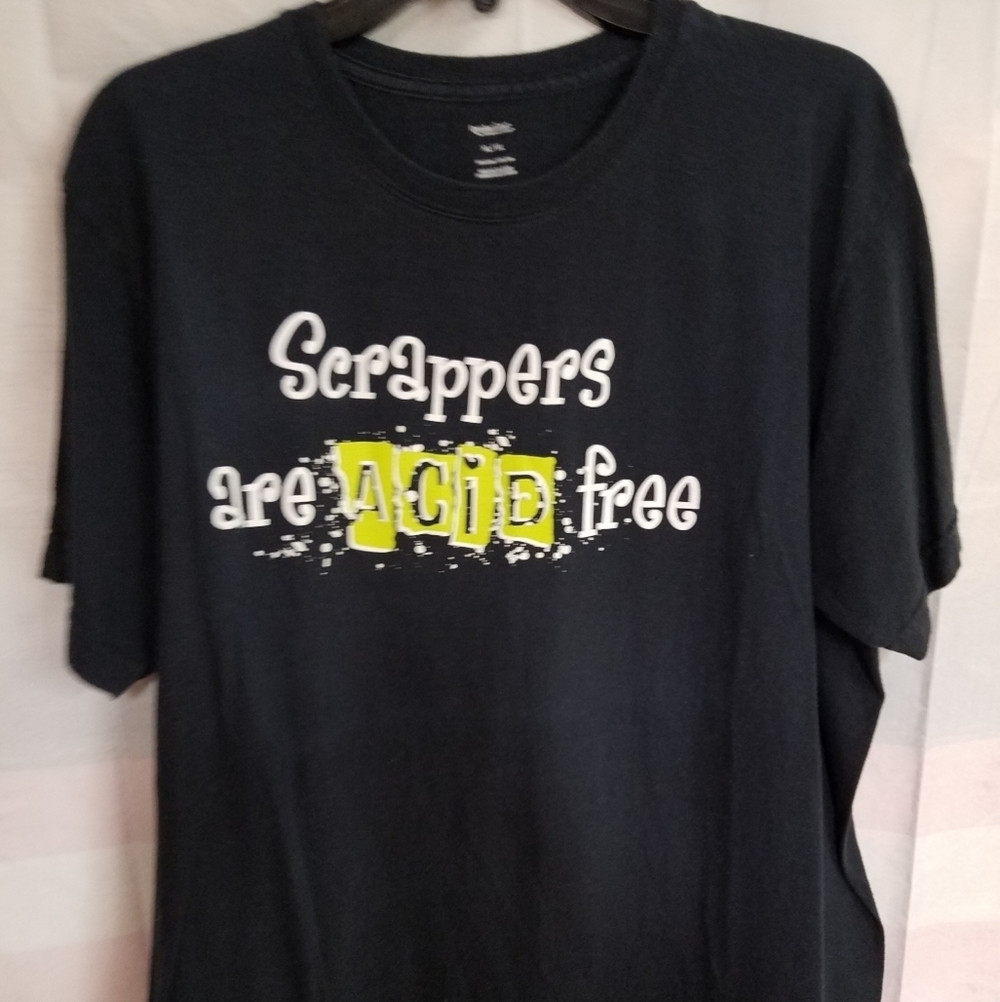 Scalpers are ACID free XL Faded Black Tee